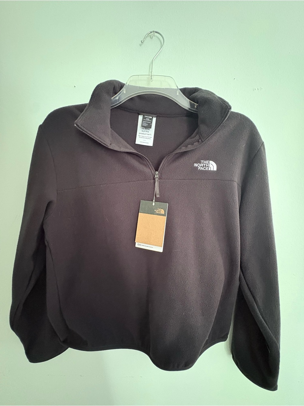 The North Face Women's Black Quarter-Zip Fleece Pullover